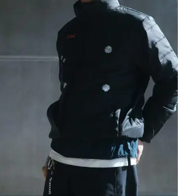 나이 나이님 꽃 자수 패딩 자켓