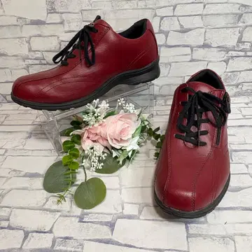 새상품급 요넥스 파워 쿠션 사이드 지퍼 워킹화 레드