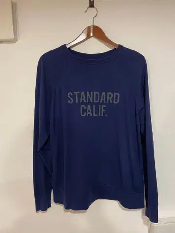 스타카리 피마 코튼 맨투맨 리버서블 Lsize NAVY