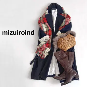 mizuiroind 와이드 체스터 코트