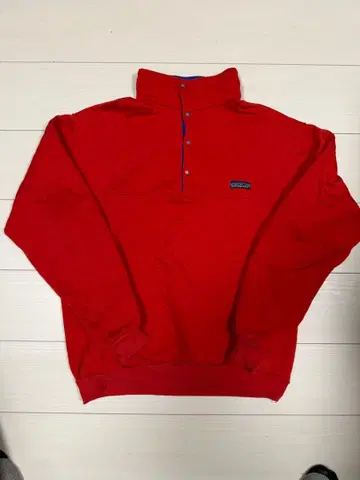 patagonia 다이아몬드 퀼트 스냅T L 사이즈 빨간색 빈티지