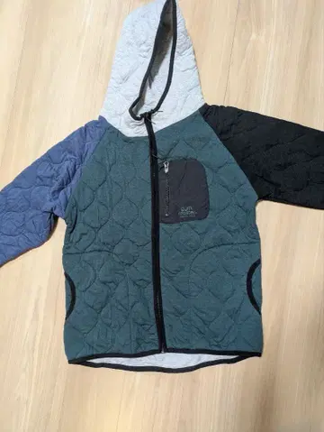 껌 마스터 퀼팅 후드티