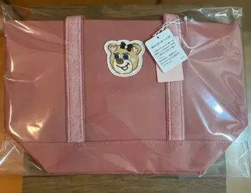 페이러 올드 테디 와펜 토트백 핑크 (소)