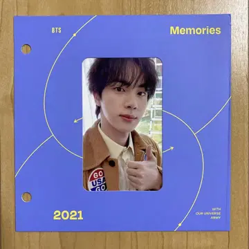 BTS Memories 2021 진 석진 트레이딩 카드 블루레이