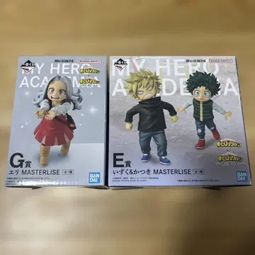 제일복권 나의 히어로 아카데미아 E상 이즈쿠&카츠키 G상 엘리 피규어