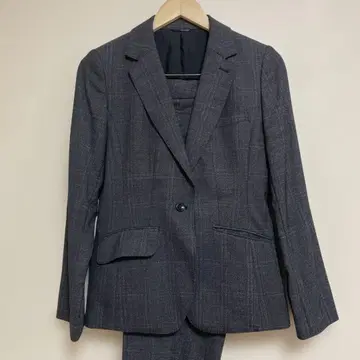 힐튼 체크 셋업 팬츠 수트