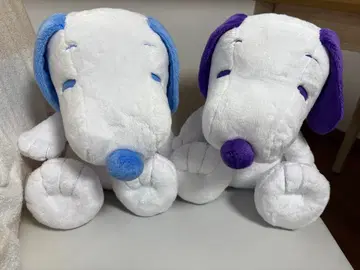 [ 12/25까지 가격 ] 스누피 봉제 인형 2체 세트 시리즈 택 포함