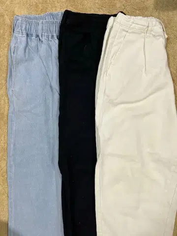 배기 팬츠 3색 세트