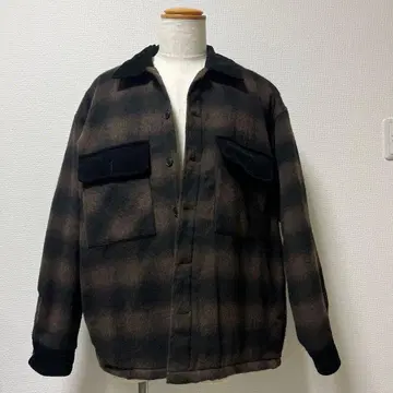 니코앤드 샤기 체크 자켓 아우터