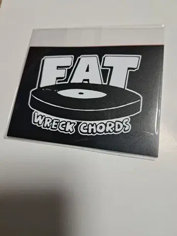 정품 FAT WRECK CHORDS 스티커 HI-STANDARD