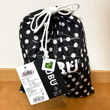 SUBU 샌들 도트 물방울 26.0~27.5 수납 봉투 포함 사이즈 2