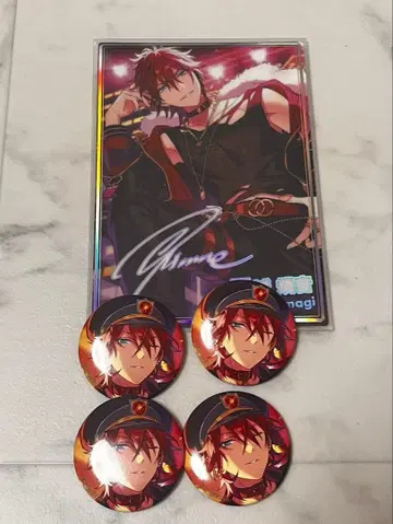 아마기 린네 포트레이트 셔플 캔뱃지 4개