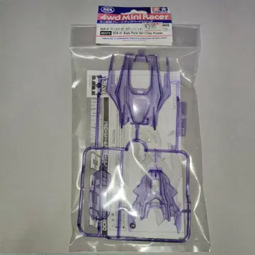 미니 사륜구동 DCR-01 바디 부품 세트 클리어 퍼플