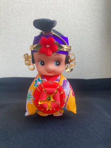 지역 한정 큐피 오키나와 류큐 의상 인형