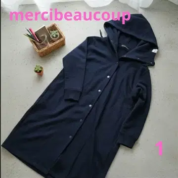 mercibeaucoup 롱 후드 가디건 슬림 겉옷