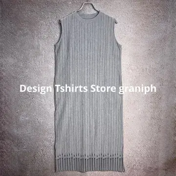 graniph 슬리브리스 티셔츠 원피스 포켓 부착 프리 사이즈