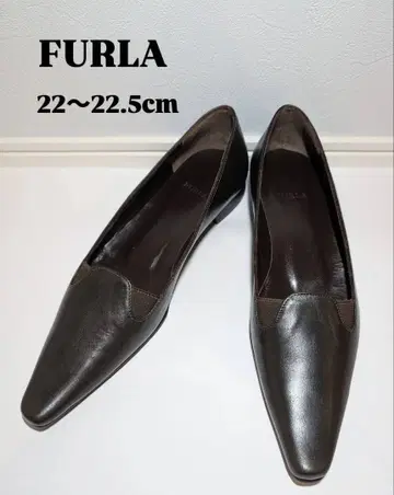 [ 새상품급 ] FURLA 훌라 가죽 천연 가죽 펌프스 22~22.5cm
