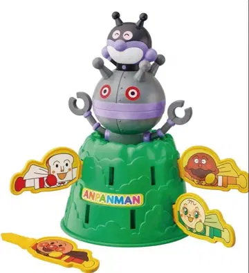 호빵맨 두근두근 돈패치 본체와 스틱 16개