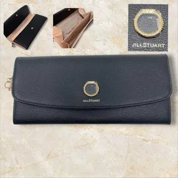 JILLSTUART 이터널 블랙 장지갑 질스튜어트 블랙 덮개형