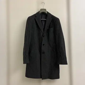 United arrows 체스터 코트 다크 그레이