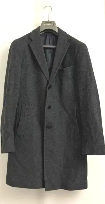 United arrows 체스터 코트 다크 그레이