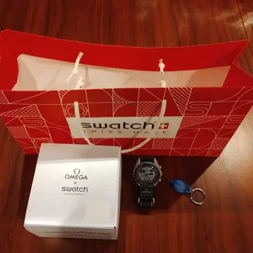 OMEGA x Swatch 스피드마스터 손목시계