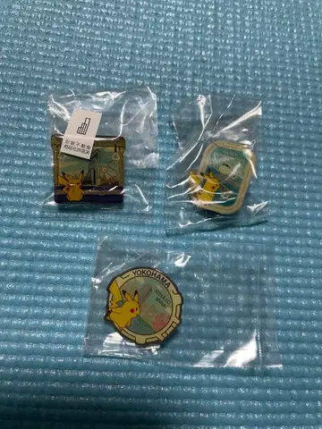 포켓몬 센터 지역 한정 피카츄 핀즈 3개 미개봉 새상품