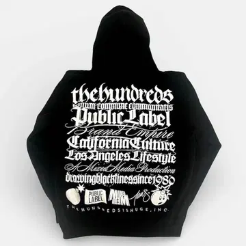 [레어] THE HUNDREDS 후드티 블랙
