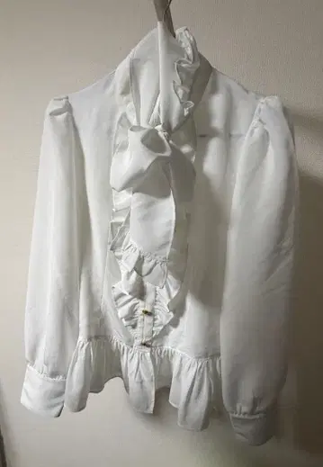 ALICE and the PIRATES 블라우스 리본 화이트 골드 버튼