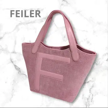 [ 새상품급 ] 페이러 유니아이코닉백 F 로고 토트백 핑크