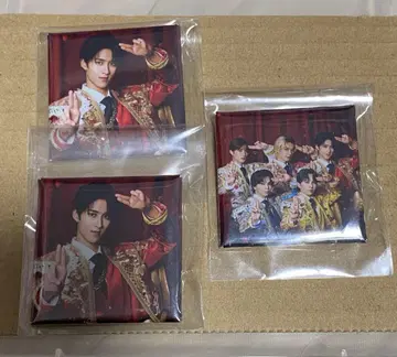 M!LK 스퀘어 캔뱃지 소노 슌타 집합 세트