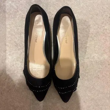 JILL STUART 라메 펌프스