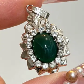 [ 예쁜 ] 마노 스톤 디자인 펜던트