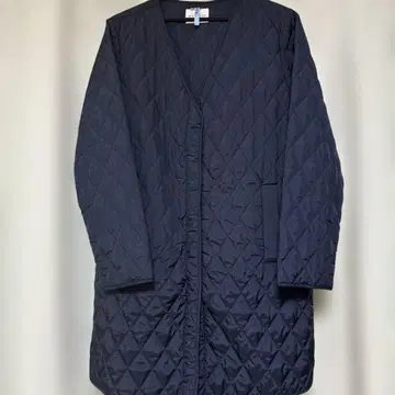 멜로즈 MELROSE 퀼팅 다운 코트 네이비