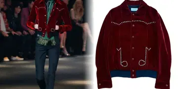 dude9 puerhomme 뮤지컬 노트 벨로아 테디 자켓 음표