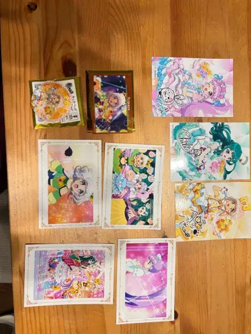 프리파라 캔뱃지 브로마이드 묶음 판매 다수