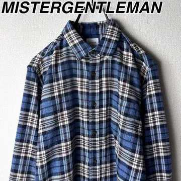 미스터 젠틀맨 체크 플란넬 셔츠