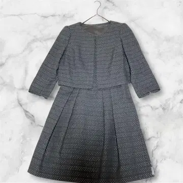 ANAYI 셋업 수트 자켓 원피스 그레이