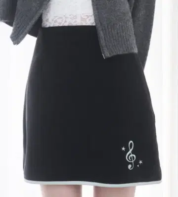 스미온 플리스 스커트