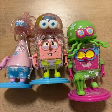 새상품 스펀지밥 스펀지밥 JellyFish 피규어 3체 세트