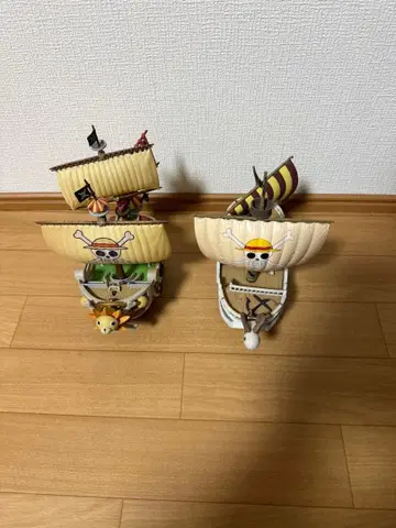 원피스 사우전드 써니호와 고잉 메리호 피규어 세트