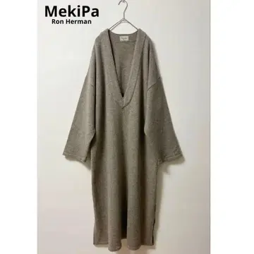 론 헤르만 원피스 여성용 니트 울 롱 기장 메키파 베이지