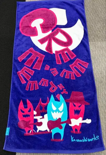 크리프하이프 하세가와 카오나시 타월 그러고 보니 우리는 괴물이었다 디자인