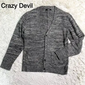 Crazy Devil 그레이 컬러 가디건