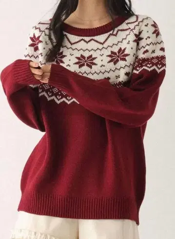 Heather 노르딕 튜닉 니트