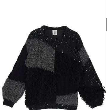 ameri vintage 아메리 믹스얀 패치워크 니트 가디건