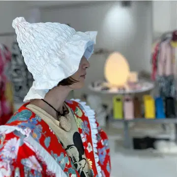 [ gigina ] FLOWER BELL HAT