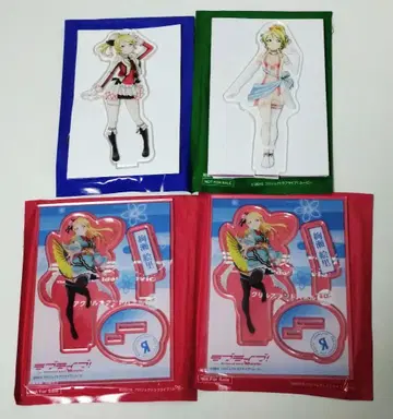 러브 라이브 세가 콜라보 아크릴 스탠드 패널 아야세 에리 4개 세트