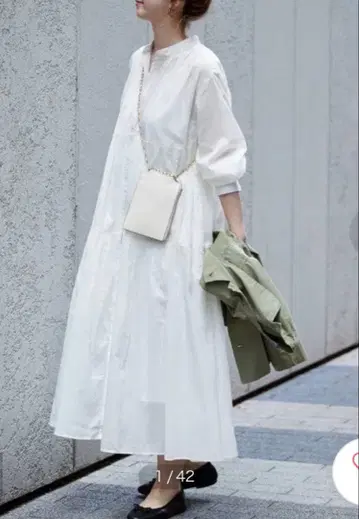 B.C STOCK 보일 셔츠 원피스 미사용 새상품