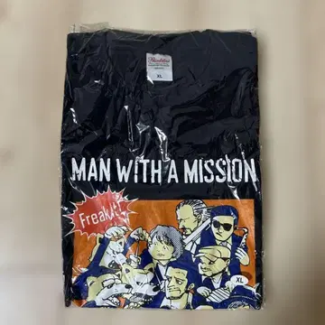 MAN WITH A MISSION 스카파라 콜라보T셔츠 XL